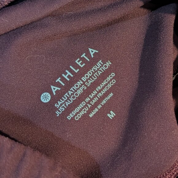 EUC Athleta Salutation Bodysuit Medium - Picture 4 of 9